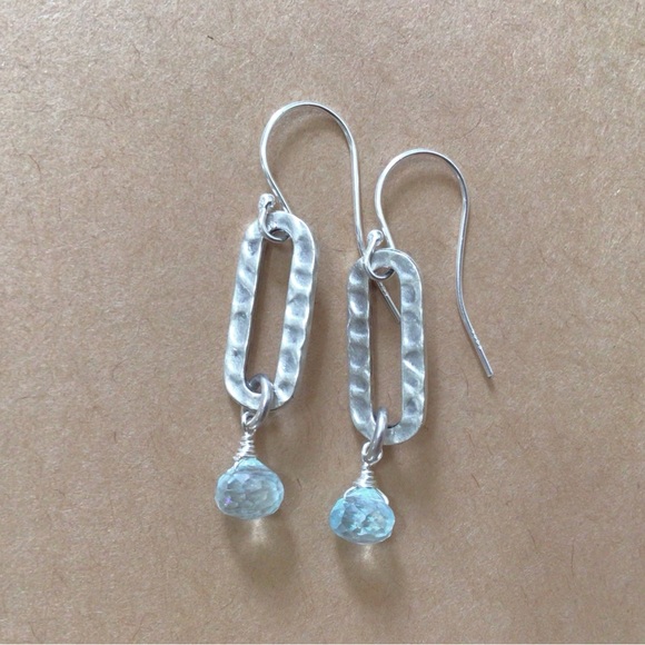 Aquamarine Sundance Charm Earrings - Picture 4 of 9